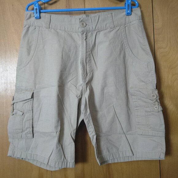 EXTREME COALITION Men's Size 34 Beige Cargo Shorts Utility Classic - Picture 1 of 6